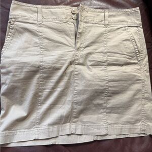 Caslon Khaki Casual Skirt